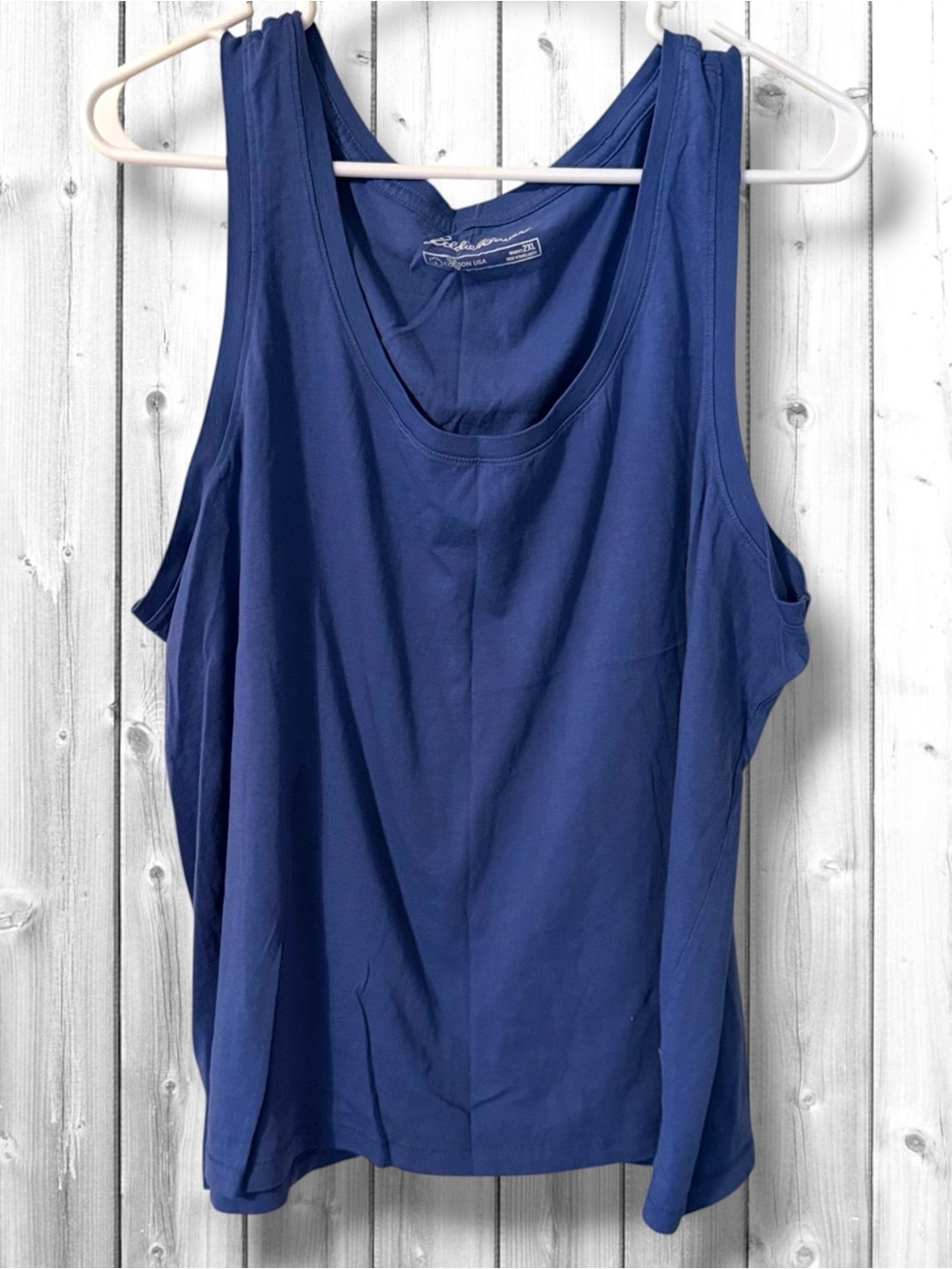 🌼Eddie Bauer Deep Blue Scoop Neck Tank-NWOT